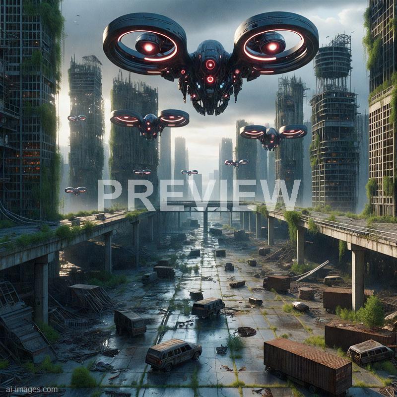 15046 - a-post-apocalyptic-city-overrun-by-ai-drones-a-ruined_250706001604_00001